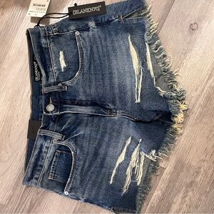 BLANKNYC Distressed Denim Shorts